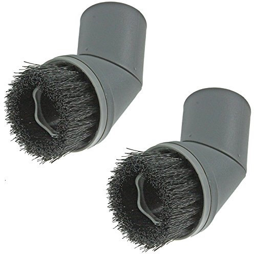 SPARES2GO Dusting Swivel Head Brush Attachment Tool for Karcher Hoover Vacuum Cleaner (Pack of 2)