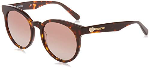 Love Moschino Damen MOL003/S Sonnenbrille, Braun (DKHAVANA), 53