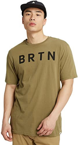 Burton BRTN Herren-T-Shirt, kurzärmelig, Martini Olive, Größe S