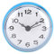 WNSC - Reloj de baño con Ventosa, Resistente al Agua, con Barrido silencioso, de Moda ABS para baño o Cocina (Azul)
