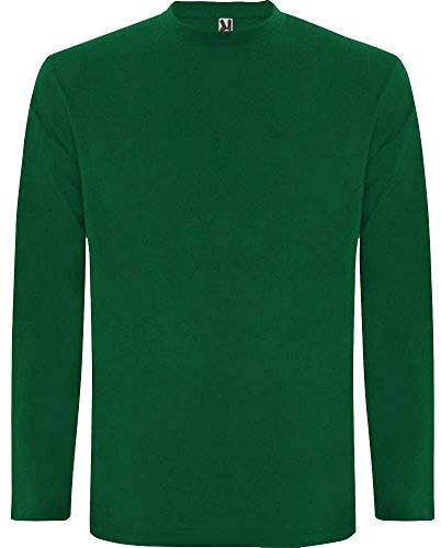ROLY Camiseta Extreme 1217 Hombre Manga Larga Verde Botella 56 L