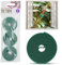 HOVUK 3PCs Plant Ties 250cm, Green Garden Plant Tape, Self Adhesive Hook and Loop Tape, Reusable and Adjustable, Plant Supports for Garden, Sticky Strips Tree Shrub Ties Strap