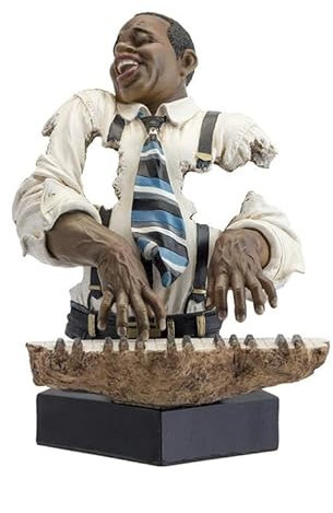 DRW Figura músico Jazz Teclado 24x25x34cm Alto