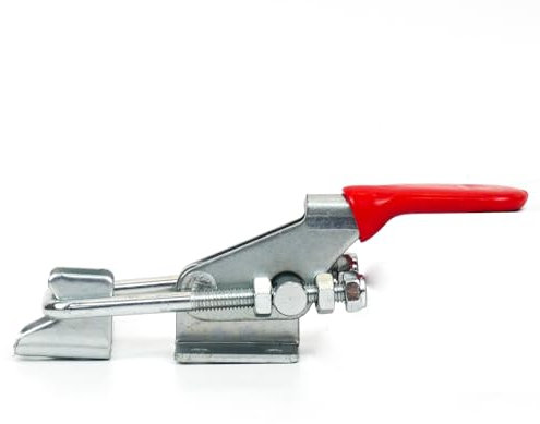 INGDAUM® J40323 - Tensor de cierre rápido, placa base horizontal, acero galvanizado, peso 76,6 g