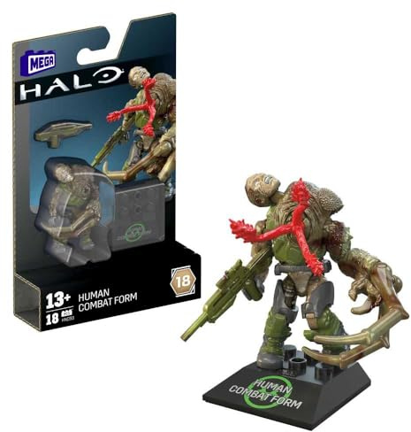 MEGA Halo Building Toy Hero Collection Red Hero for Kids Ages 8 and Up