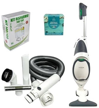 Aspirapolvere Folletto VK 150 Scopa Elettrica + Kit Tubo + Kit Risparmio