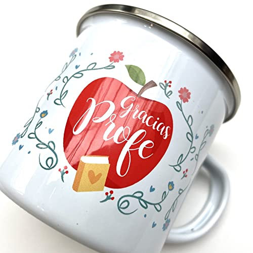 Tasse en métal grâce profe cadeau pour enseignants et enseignants