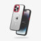 FLOLAB Surtect Tri-Fusion Magnetische iPhone 14 Pro Handyhülle Schutzhülle Schlankes Design Magsafe Kompatibel Militär Grade Schwarzer Rahmen Klar - Atomic Red