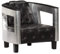CKioict Lesesessel Cocktailsessel Moderner Polstersessel Fliegersessel Schwarz EchtlederGeeignet für Büro, Schlafzimmer, Arbeitszimmer
