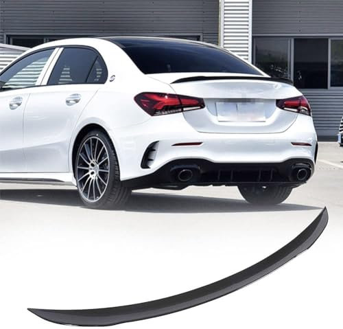 SANSHAOS Heckspoiler für Mercedes Benz A-Klasse W177 V177 A160 A180 A200 A220 A250 A35 AMG Limousine 2019UP,ABS Material Spoiler Auto Heckflügel Dachspoilerflügel Heckflügel Lippe Auto Tuning