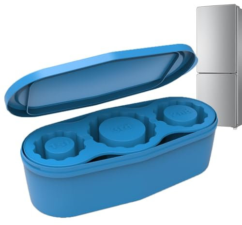 Lnhgh Bandeja para cubitos de hielo para café, Taza para cubitos de hielo | Moldes cilíndricos de molde de hielo de silicona,Molde para bolas de hielo de whisky, taza para hacer cubitos de hielo de