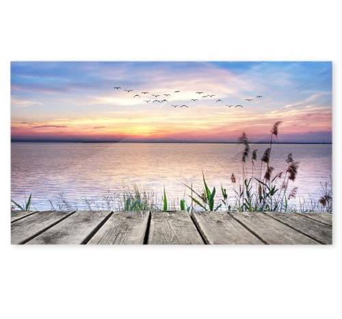 WANDURLAUB - Dein Bild auf Acryl - Basic Edition XXL - 100x60 cm Acrylglas - Brillanter Druck auf rahmenlosem Acryl inkl. Wandhalterung - Ultra HD Druck (03. Steg 42)