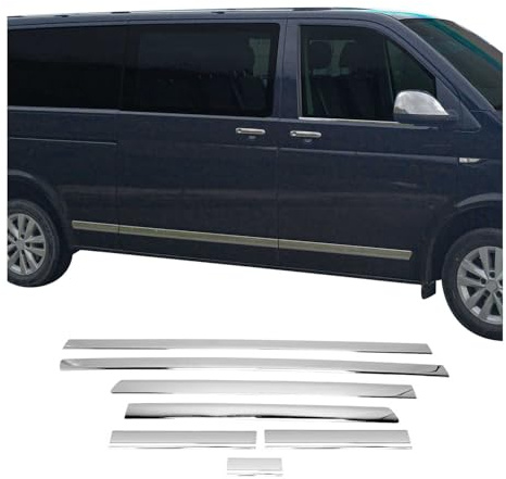 Seitentürleiste Türschutz kompatibel mit VW T6 T6.1 alle 2015-2024 Einzelschibetür Langer