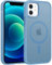 FNTCASE for iPhone 13 Mini Case: iPhone 12 Mini Magnetic Matte Military Grade Drop Protection Translucent Cell Phone Cover - Slim Rugged Durable Shockproof Bumper Case