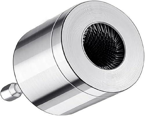 Daaxing Copper Pipe Cleaner,Metal Hexagonal Handle Pipe Cleaners Plumbing,Copper Pipe Cleaner for Drill,Copper Tube Cleaning Brushes For Copper Pipe, Electric Drill Bit Pipe Cleaners (15MM)