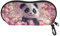 Belidome Lustiges Brillenetui, weiche Tasche für Damen und Kinder, langlebig, waschbar, Panda-Kirschblüte, One size