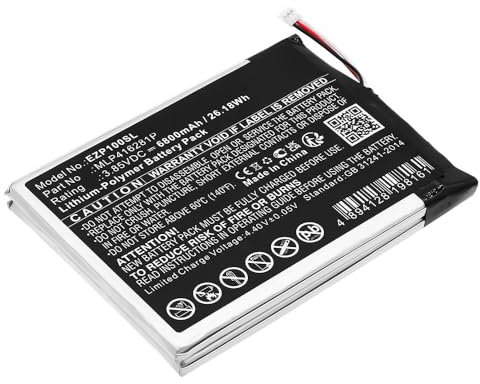 CELLONIC, Battery for Home technology, compatible with EZVIZ DP1S, MLP416281P (3.85v, 6800mAh)