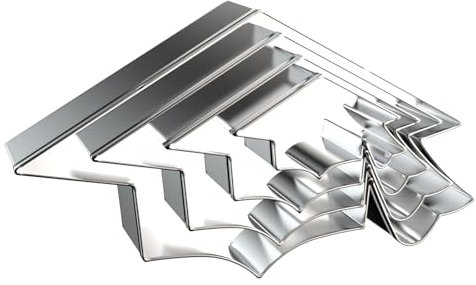 Graduation Cap Cookie Cutter Set - 5 inch, 4 inch, 3 inch, 2 inch - 4 Piece Graduation Cookie Cutters Shapes Molds - Stainless Steel