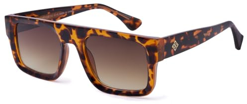 OuShiun Sonnenbrille mit Lesefunktion & Blaulichtfilter, Quadratrahmen Anti-Glare Sportbrille
