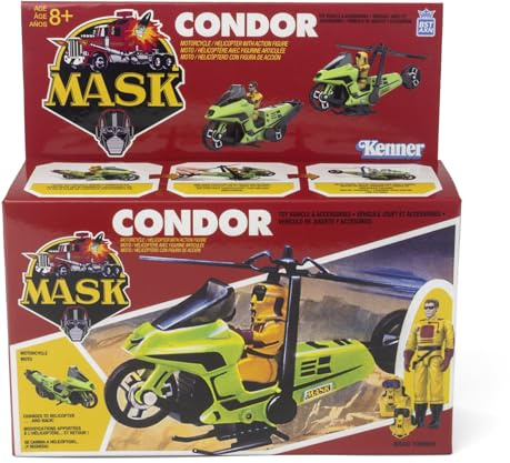 MASK CONDOR 5IN VEHICLE W/CHOPPER 1/24 FIG TOY SET