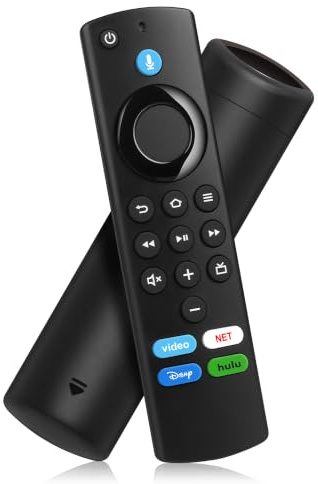 LoLaSta TV Remote Control Replacement Compatible with Insignia Fire Series, Pioneer, Cube, Smart TV, for FireStick (4K/4K Max/Lite/2nd Gen/3rd Gen) with Voice