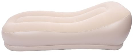 Fdit Selbstaufblasendes Sofa, Eingebautes Automatisches Gebläse, 60er Jahre Aufblasen, Hochdichtes Beflockungsgewebe, Trägt 330,7 Pfund, Große Größe 68,9 X 29,5 X 19,7 Zoll, mit