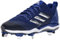 adidas Herren PowerAlley 5 Baseballschuh, Collegiate Royal Silver Meter, FTWR White, 47 1/3 EU