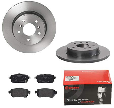 BREMBO BREMSSCHEIBEN Ø290MM + BREMSBELÄGE HINTEN FÜR NISSAN QASHQAI II RENAULT