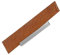 IRKA 1004-003 Rasenkante schmal – 100 x 0,1 cm – Cortenstahl Beeteinfassung mit zweifach Verschraubung – Höhe 24 cm