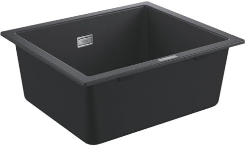 Grohe K700 Unterbau Kompositspüle 31654AP0 Grau (Granite Black) 53.3 x 45.7 cm
