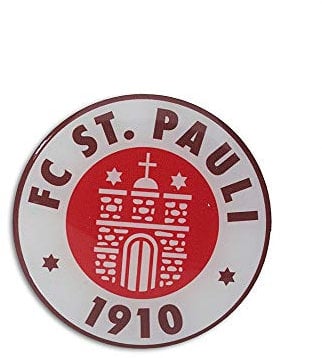 FC St. Pauli Aufkleber Logo 3D
