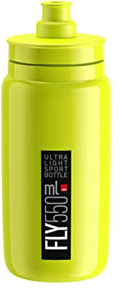 Elite S.R.L. Fly Trinkflasche, Kunststoff, Fluo/Schwarz Einheitsgröße