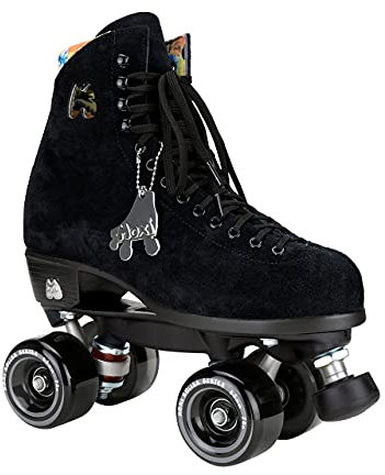 Moxi Lolly Rollschuh – modischer Damen-Quad-Rollschuh | klassisches Schwarz | Größe 42