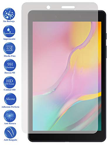 Todotumovil Protector de Pantalla Galaxy Tab A 8.0 4G 2019 T295 de Cristal Templado Vidrio 9H para Tablet