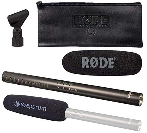 Rode NTG-4+ Plus Richtmikrofon + keepdrum Popschutz KDWSVM