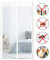 AMZERO Zanzariera Porta Finestra Magnetica, 120x230cm Zanzariere a Rullo Ultra Silenzioso Chiudi Automaticamente per Casa Ufficio, Bianco