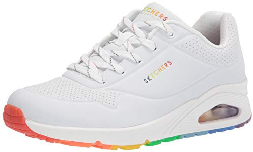 Skechers Damen Sneakers, White, 40 EU