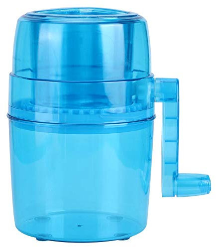 Portable Hand Crank Ice Shaver, Manual Ice Crusher Slush Puppy Machine Snow Cone Machine Ice Breaker for Mojito Cocktails