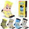 SPONGEBOB SQUAREPANTS Lustige Socken Herren, 5er Pack Swammkopf Bunte Socken Herren Set (Mehrfarbig, 40-45 EU)