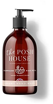 The Posh House Luxuriöse Handwaschseife, Champagner- und Rosenduft, 500 ml