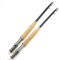 Nouveau 2.1m 2.4m 2.7m 3.0m Canne à pêche télescopique Canne de pêche Portable Fibre de Carbone Ultra légère Action Mouche Mouche Canne de pêche Cork poignée pêche Truite Tige réglage Mouche ZYHWY