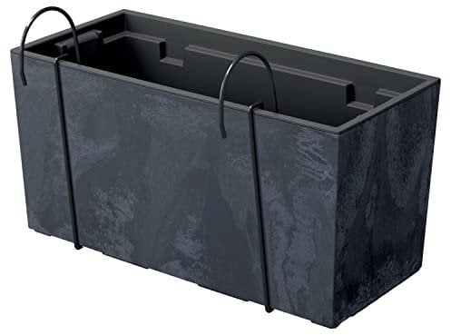Prosperplast Urbi -Fall Beton -Effekt W, Abmessungen (MM) 395x185x195, Anthrazitfarbe