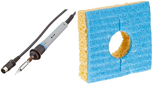 ERSA Lötkolben Basic Tool 60 für Lötstation Analog60 und MS6000 60 Watt 0670CDJ & Reinigungsschwamm für Lötspitzen