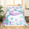Meerjungfrau Bettwäsche 135 x 200 Kinder Mädchen Teenager Fischschuppen Bettwäsche Set Meerestier Bettwäsche Set glitzernde Pailletten Bettbezug Prinzessin Schlafzimmer Dekor mit 1 Kissenbezug