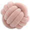 knotenkissen, Kissen Knoten, Knot Kopfkissen, Kissen Rund, Decorative Cushion, Zierkissen Knoten für Sofa, Bett, Wohnzimmer, New pink, 20cm