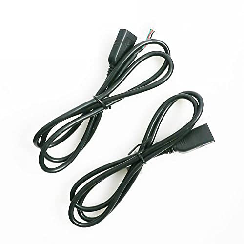 ZYNCUE Juego de conectores de 4 pines y 6 pines, adaptador de cable de extensión USB para radio de coche para Android estéreo