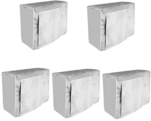 DELURA 5pcs Air Conditioning Cover Wall Mount Air Conditioner Outdoor Air Conditioner Air Conditioner Cover Pool Pump Covers for outside Units Air Conditioner Covers Outdoor Ac Cover Air/645