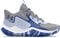 Under Armour Unisex UA Jet '23 Basketball Schuhe, Mod Gray/Nimbus Blue/Tech Blue, 40 EU