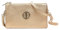 Women's Long & Son Small Clutch, Wristlet, Shoulder, Cross-Body Bags 3141 (Gold)