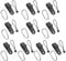 60 PCS Bumper pack tarpaulin cover tie downs - 20pcs Tarp Ball Bungies - 20 Pcs Clips - 20Pcs Carabiner Clips - Extra Strong Tie Down Secure Kit or Outdoor use (Tents, Boat covers etc)